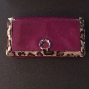 Brighton pink/leopard wallet, excellent condition